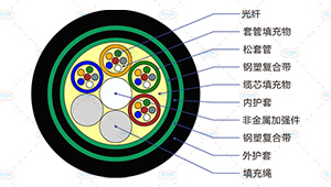 GYFTS53光缆截面