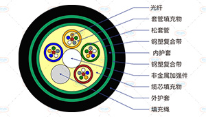 GYFTS53光缆截面