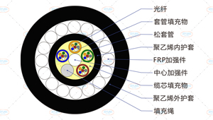 GYFTZY88光缆截面