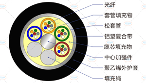 GYTA光缆截面