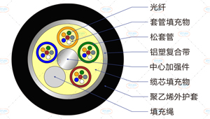 GYTA光缆截面