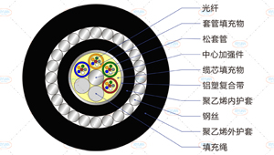GYTA33光缆截面