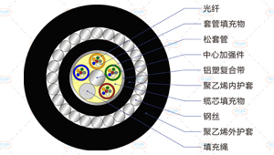 GYTA33光缆截面