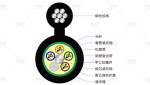 GYTC8S光缆截面