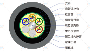 GYTS04光缆截面