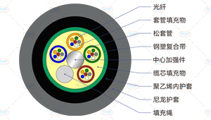 GYTS04光缆截面