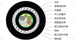 GYTS33光缆截面
