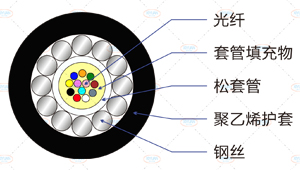 GYXTY光缆截面